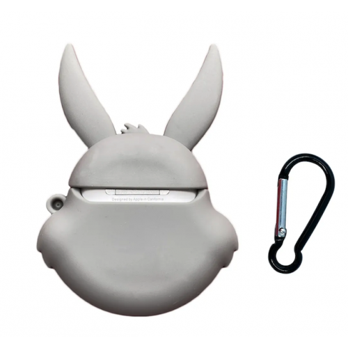 Чехол для наушников Air Pods 1/2, Багз Банни (Bugs Bunny) серый
