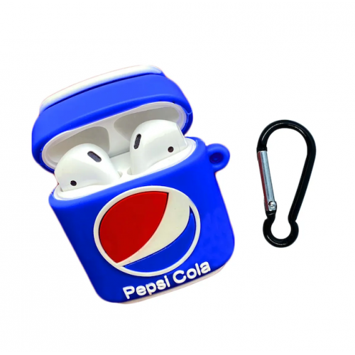 Чехол для наушников Air Pods 1/2, Pepsi Cola