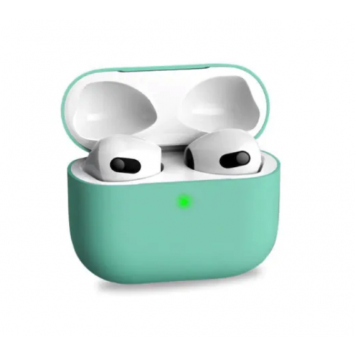 Ультратонкий  чехол для наушников AirPods 3, Берюзовый