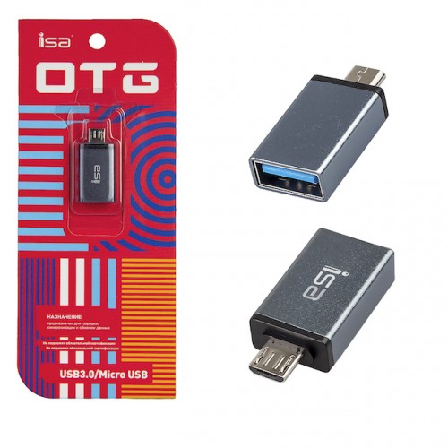 Переходник OTG USB 3.0 на Micro USB  G-08 ISA