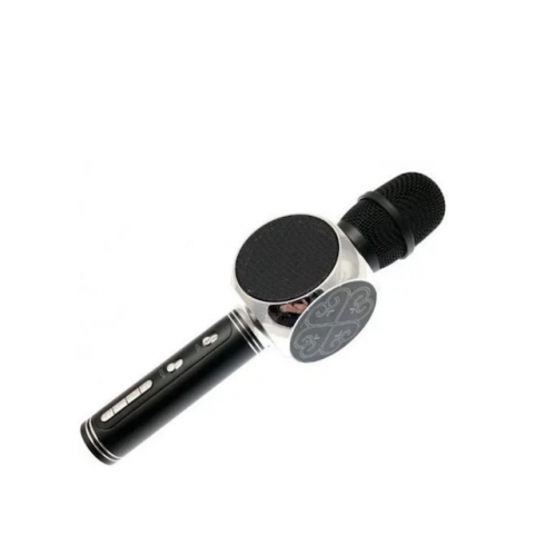 Мобильный караоке - микрофон YS - 63 с Bluetooth (Серебристый/Черный)